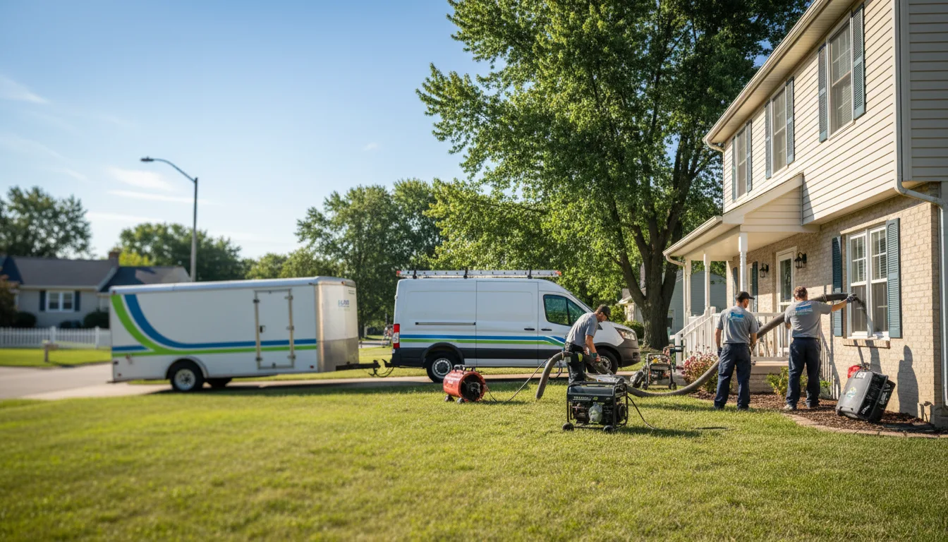 Flooded Basement Restoration And Cleanup With Repair in La Crescent, MN near me